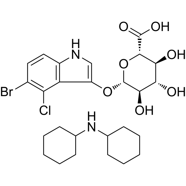 X-Gluc Dicyclohexylamine Chemical Structure