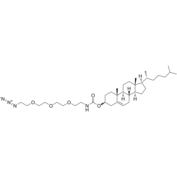 Cholesteryl-Teg azide Chemical Structure