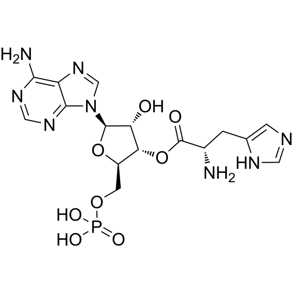3'-L-Histidyl-AMP Chemical Structure