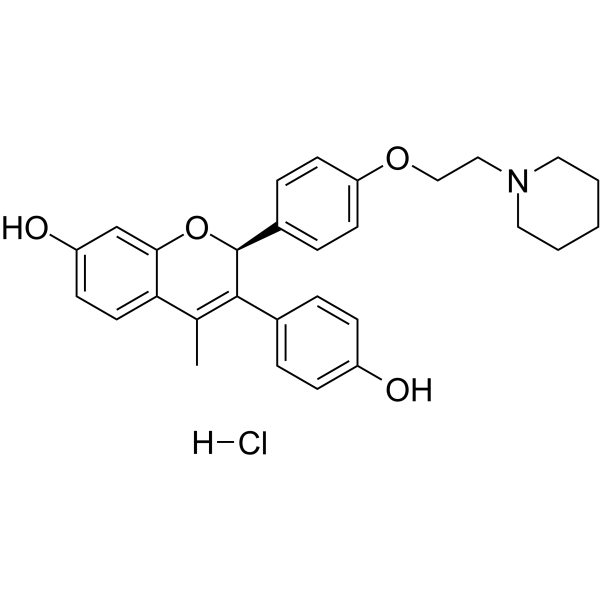 Acolbifene hydrochloride Chemical Structure