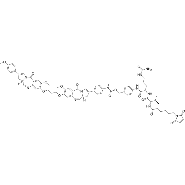 mc-vc-PAB-PBD Chemical Structure