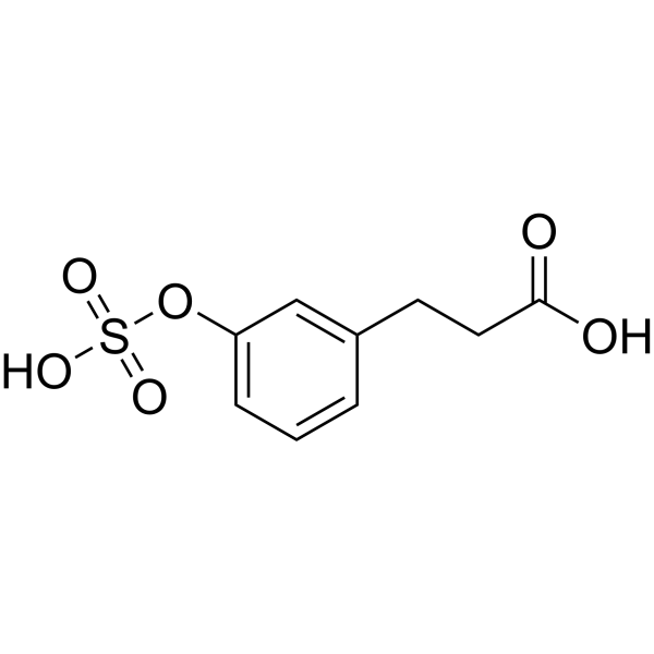 3-(3-Sulfooxyphenyl)propanoic acid Chemical Structure