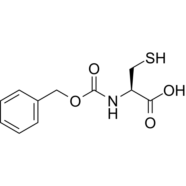 N-Cbz-L-Cysteine Chemical Structure