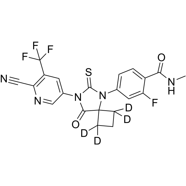 Apalutamide-d<sub>4</sub> Chemical Structure