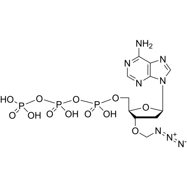 3′-O-N3-dATP Chemical Structure