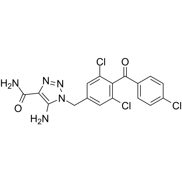 Carboxyamidotriazole Chemical Structure