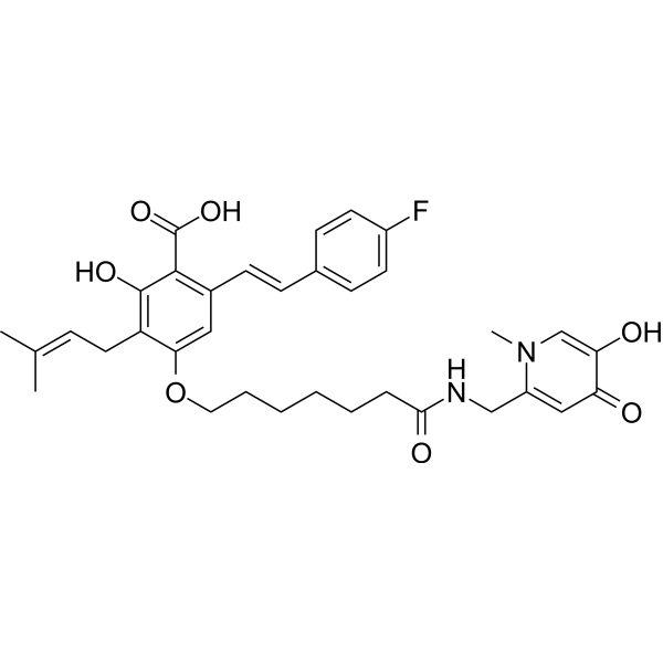 Antibacterial agent 202 Chemical Structure