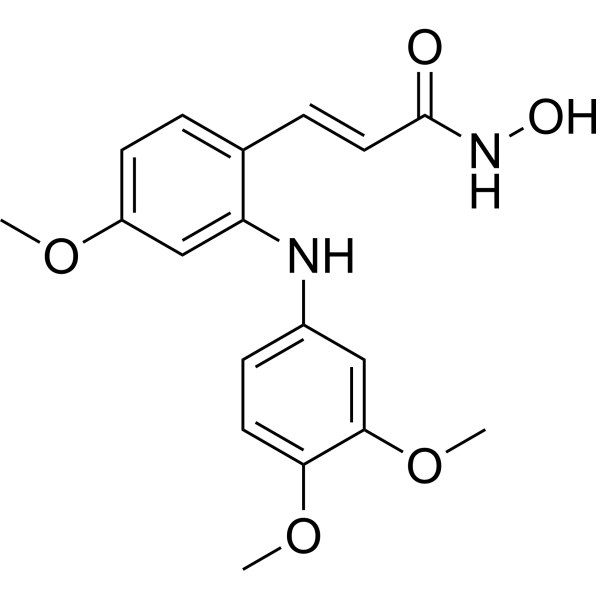 HDAC8-IN-7 Estructura química