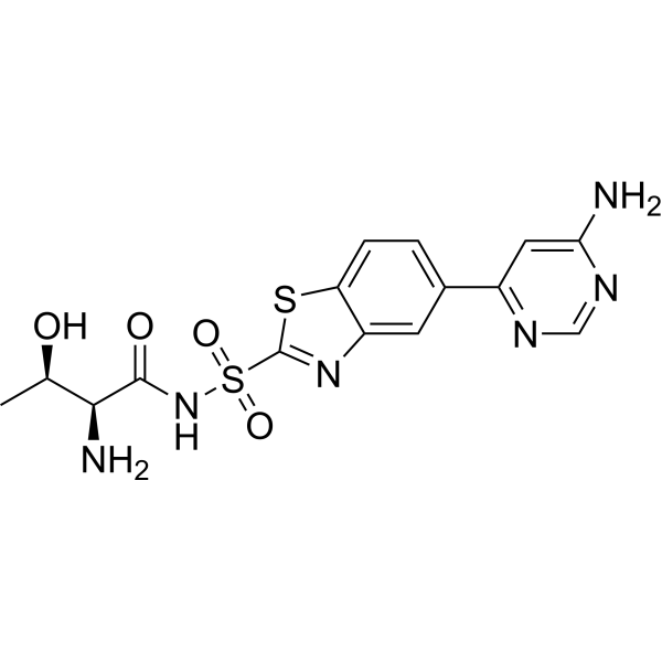 PfThrRS-IN-1 Chemical Structure