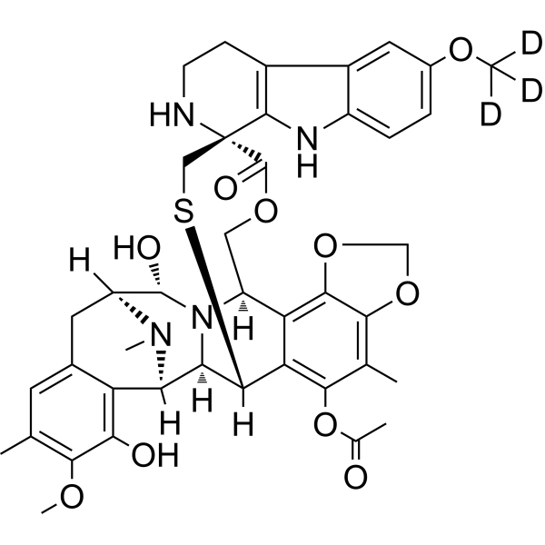 Lurbinectedin-d<sub>3</sub> Chemical Structure