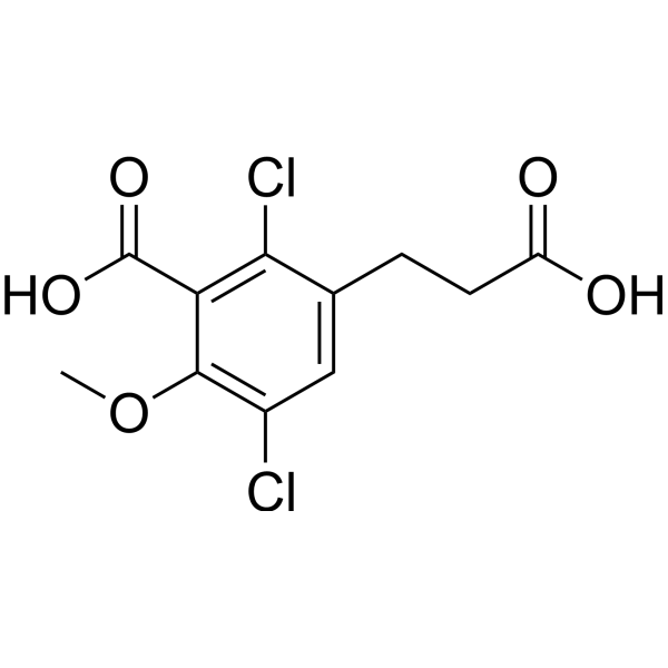 Dicamba-propionic acid Chemical Structure