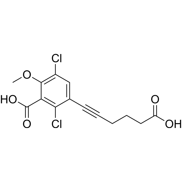 Dicamba-hex-5-ynoic acid Chemical Structure