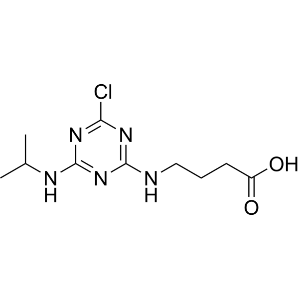 Atrazine-acetic acid Chemical Structure