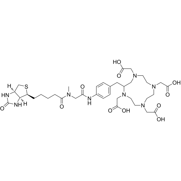 DOTA-biotin Chemical Structure