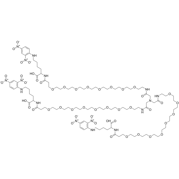 2,2',2''-Nitrilotris(<em>NH</em>-EG8-Lys-2,4-dinitroaniline)