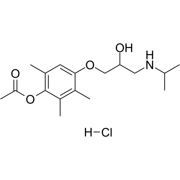 Metipranolol hydrochloride Chemical Structure