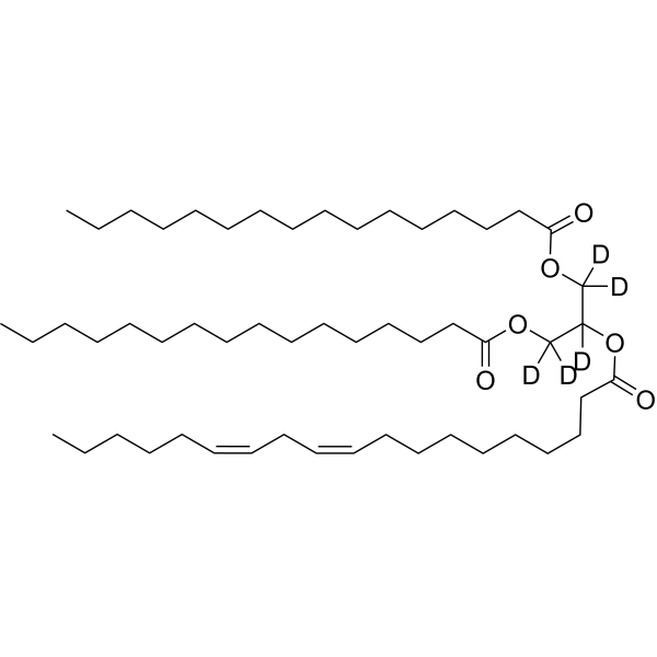 16:0-19:2-16:0 TG-d<sub>5</sub> Chemical Structure