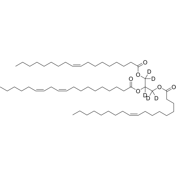 18:1-19:2-18:1 TG-d<sub>5</sub> Chemical Structure