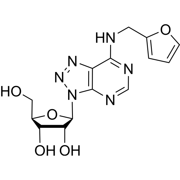 8-Azakinetin riboside Chemical Structure