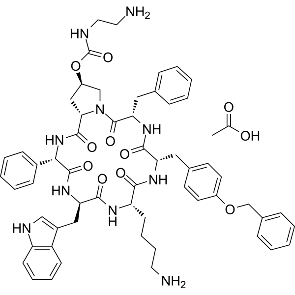 Pasireotide acetate Chemical Structure