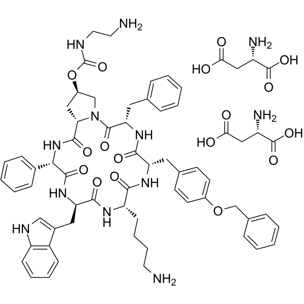 Pasireotide (diaspartate) Chemical Structure
