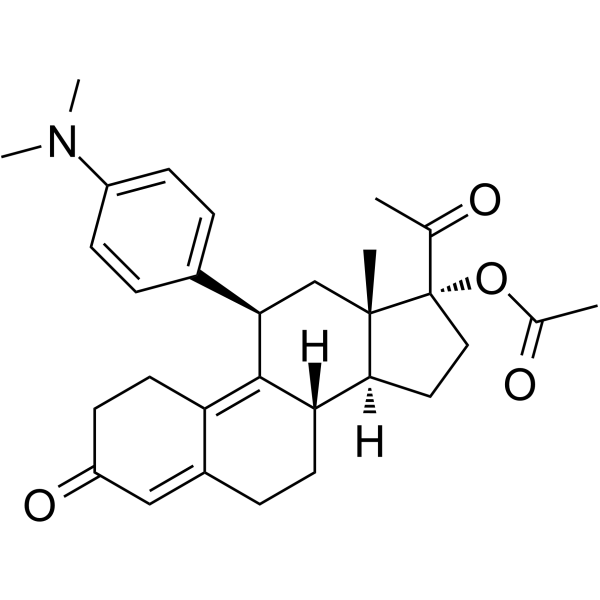Ulipristal acetate Chemical Structure