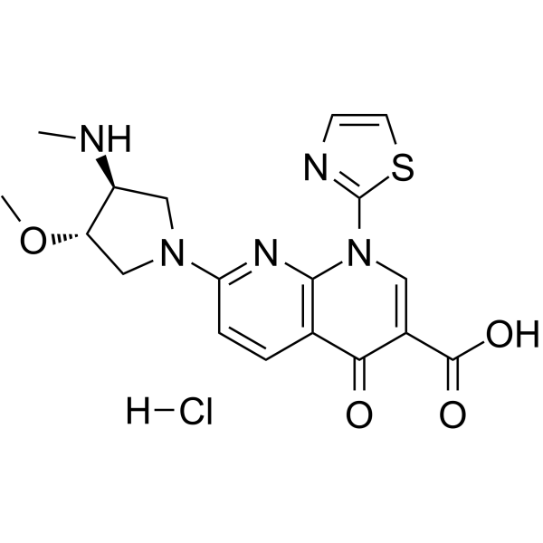 Voreloxin Hydrochloride Chemical Structure