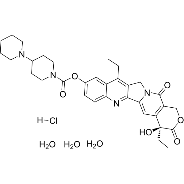Irinotecan hydrochloride trihydrate