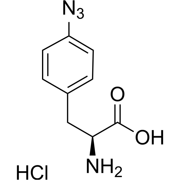 4-Azido-L-phenylalanine hydrochloride Chemical Structure