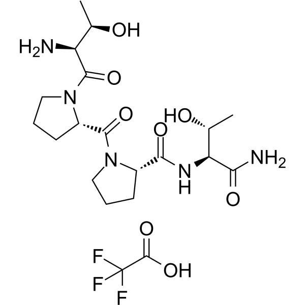 Rapastinel Trifluoroacetate Chemical Structure