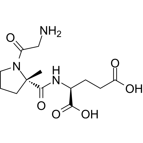 Trofinetide 構造式