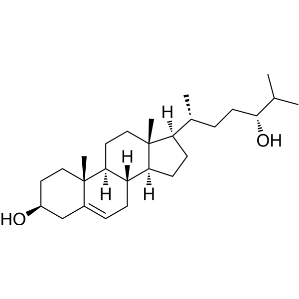 24(R)-Hydroxycholesterol Chemical Structure