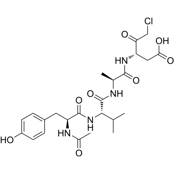 Ac-YVAD-cmk Chemical Structure