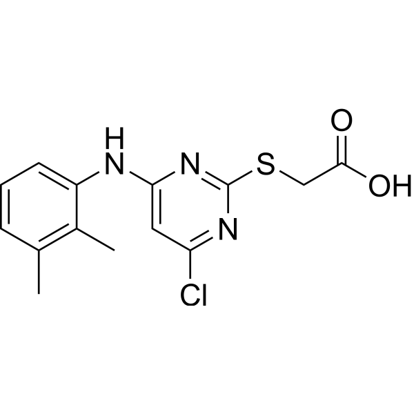 Pirinixic acid Chemical Structure