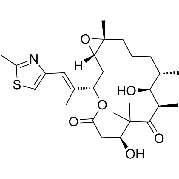 Epothilone B Chemical Structure
