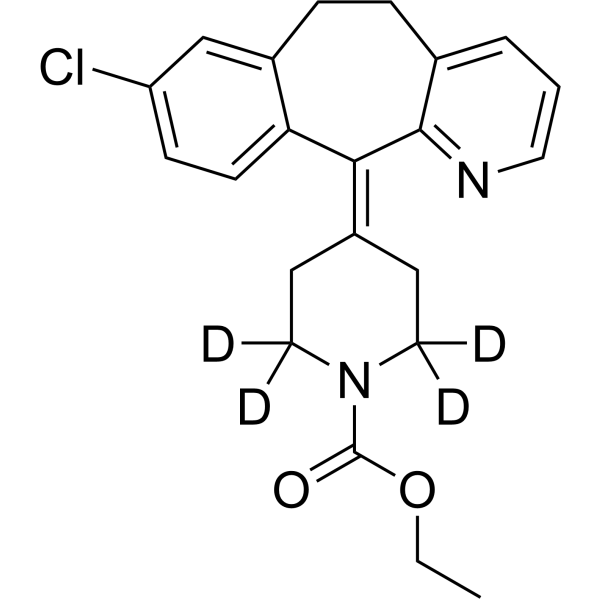 Loratadine-d<sub>4</sub> Chemical Structure