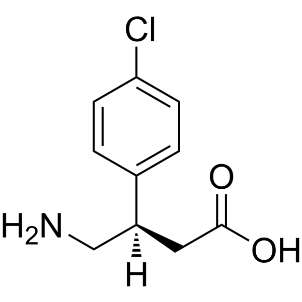 (R)-Baclofen Chemical Structure