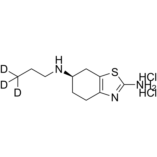 Dexpramipexole-d<sub>3</sub> dihydrochloride Chemical Structure