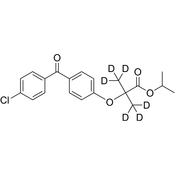 Fenofibrate-d6 Chemical Structure