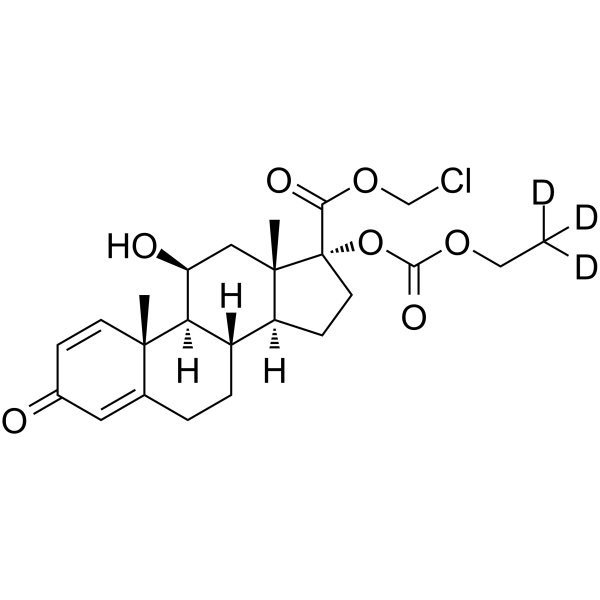 Loteprednol Etabonate-d<sub>3</sub> Chemical Structure