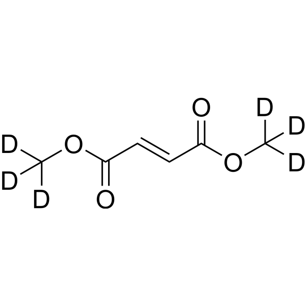 Dimethyl fumarate-d<sub>6</sub> Chemical Structure