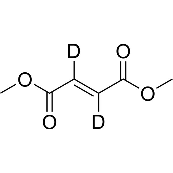 Dimethyl fumarate-d<sub>2</sub> Chemical Structure