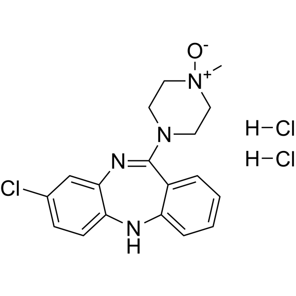 Clozapine N-oxide dihydrochloride Chemical Structure