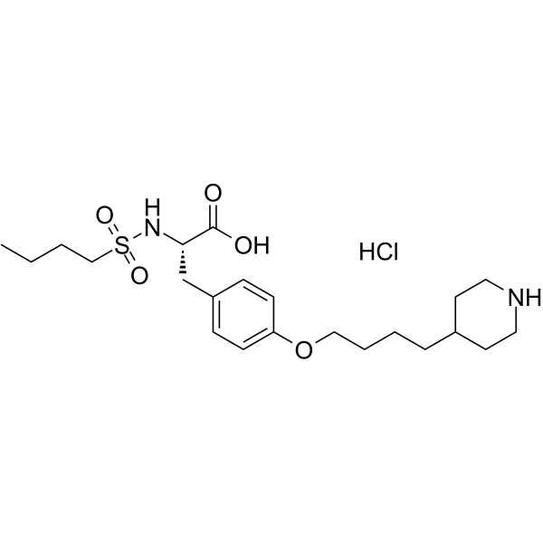 Tirofiban hydrochloride Chemical Structure