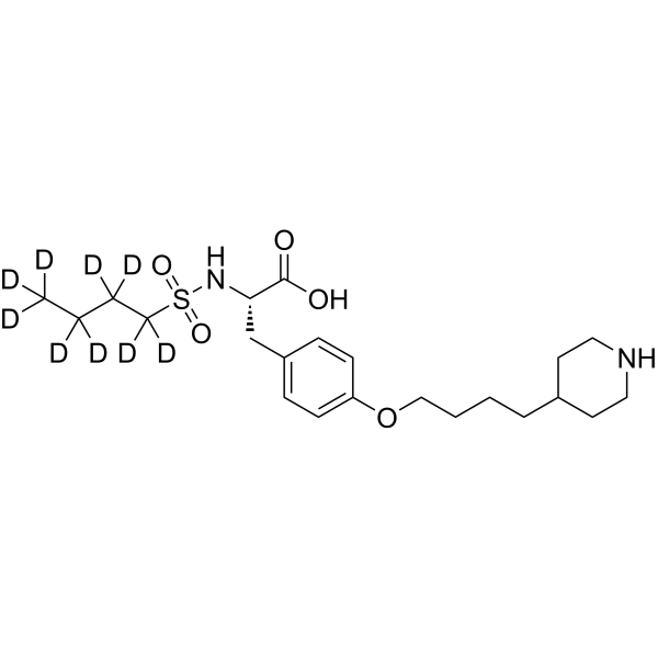 Tirofiban-d<sub>9</sub> Chemical Structure