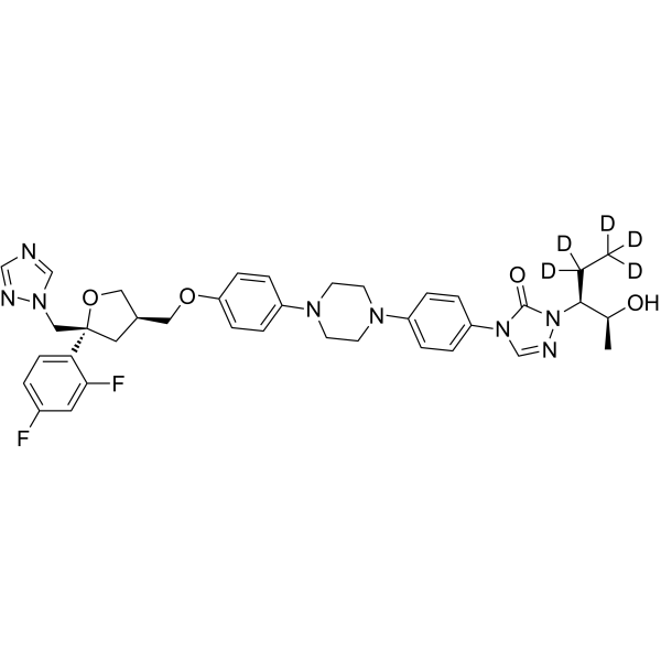 Posaconazole-d5 Chemical Structure