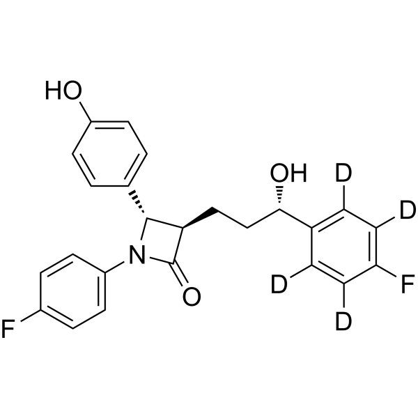 Ezetimibe-d4-1 (Standard) Chemical Structure
