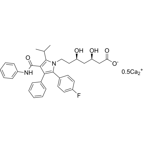 Atorvastatin hemicalcium salt (Standard) Chemical Structure