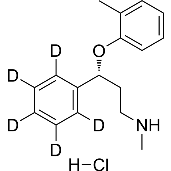 Atomoxetine-d<sub>5</sub> hydrochloride Chemical Structure