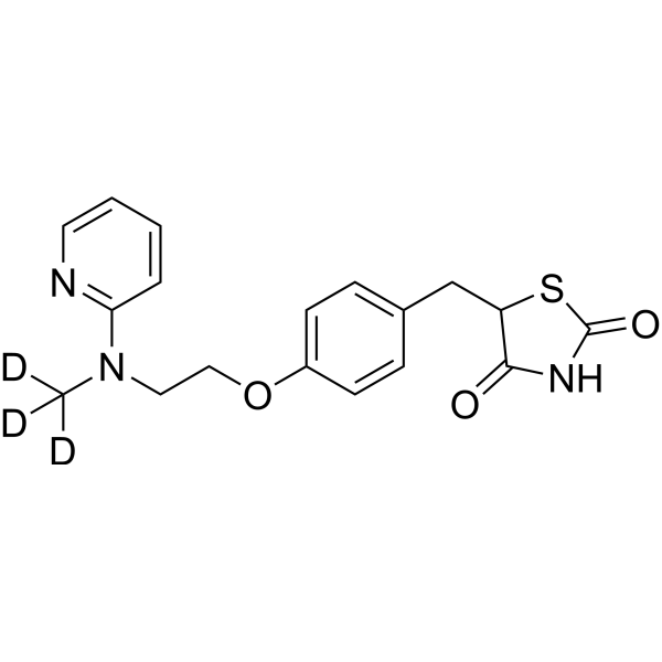 Rosiglitazone-d<sub>3</sub> Chemical Structure